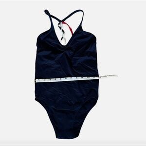 Tommy Hilfiger Navy Blue Seamless Bodysuit, Size Small